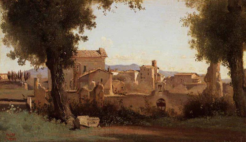 Jean-Baptiste Camille Corot View from the Farnese Gardens France oil painting art